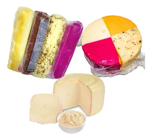 Salame Defumado + 7 Tipos Queijos + Queijo Trufado Requeijão 0