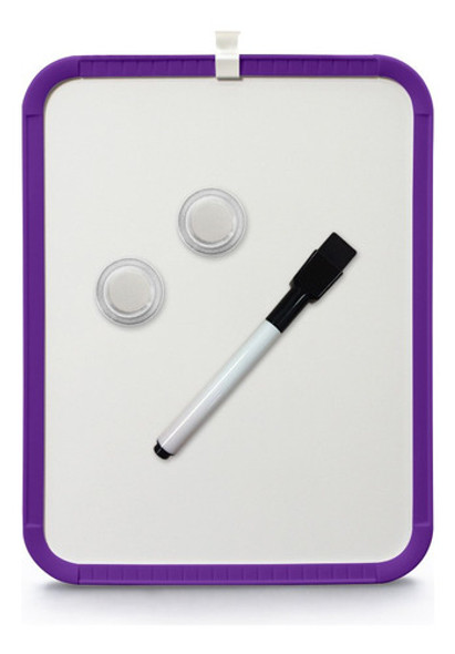 Quadro Magnético Moldura Polipropileno Roxo Easy Office 1 Un 0