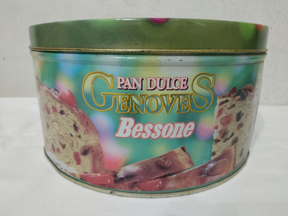 Lata Antigua De Pan Dulce Genoves Bessone 0 Lata Antigua De Pan Dulce Genoves Bessone 0