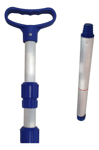 Cabo De  Alumínio  4,2 M Telescópico Limpeza Forro Gesso 0