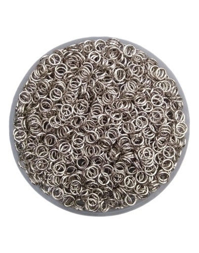 Argollas Argollitas 6mm Arandela De Unión Níquel 25gr. Bijou 0