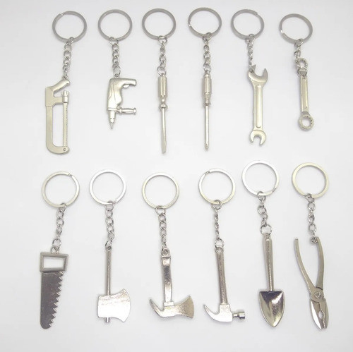 Llaveros Exclusivos De Herramientas  Pack De 12  ( Surtidos) 1