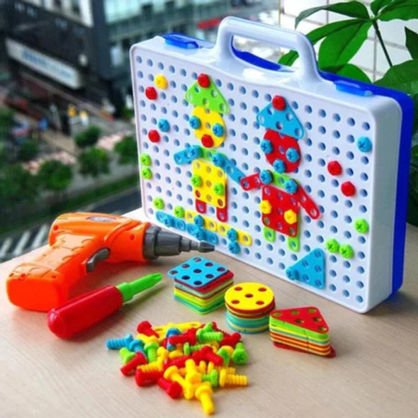 Taladro Infantil Puzzle Didactico En Valija Mosaico 270 Pcs 1