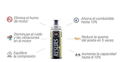 Resurs Moto Restaura Motor Aditivo Limpieza Importado Rusia 1
