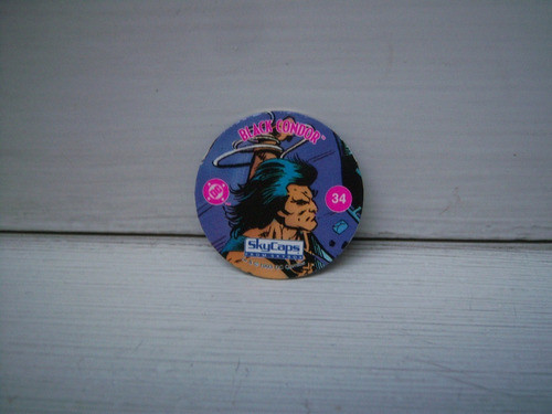 Superman . Justice League . 1993 Skycaps Skybox Tazo 34 0
