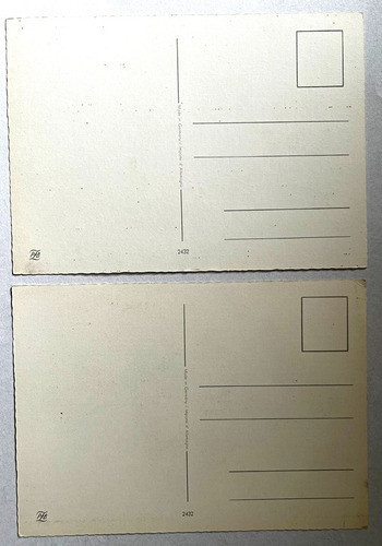 Antiguo Lote De 2 Postales Infantiles - Made In Germany 1