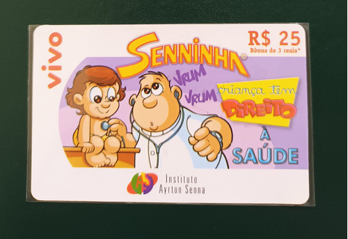 Cartão Telefônico Do Seninha No Médico. 0