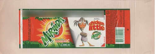 Etiqueta * Mirinda * Promo Chicken Little - Año 2005 0