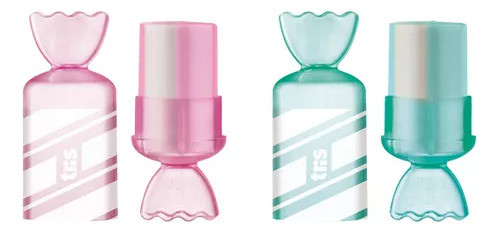 Borracha Criativa Moderna Tris Holic Balinha C/ 2 Und 1