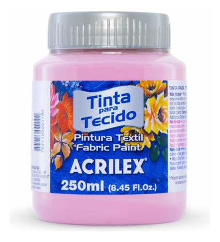 Tinta Para Tecido 250ml Ref 581 Rosa Ciclame Acrilex 0