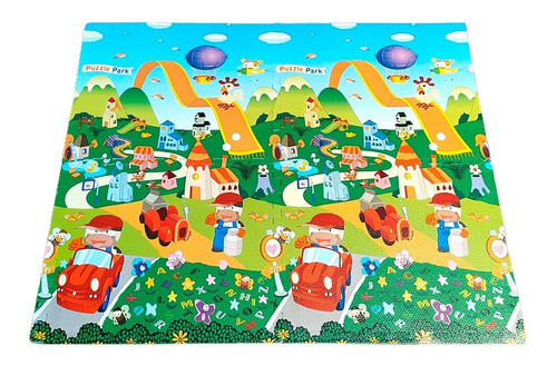 Piso Goma Eva Encastrable Bebe Alfombra 60x60x6mm 4 Piezas 0
