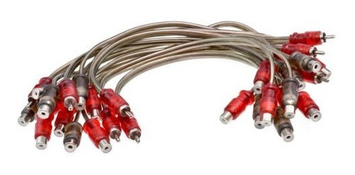 Interconexión De 10 Rca Audio Cable Y Cable 1 M A 2 F Enchuf 0