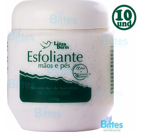 10 Esfoliante  Mãos E Pés Lizza Derm Suave Fragrance Revenda 0