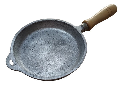 Provoletera Fundicion De Aluminio 16 Cm Con Mango De Madera 1