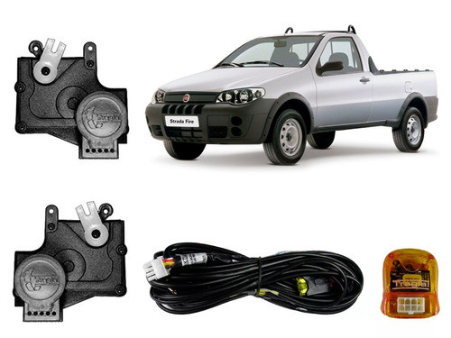 Conjunto Trava Elétrica Especifica 2 Portas Fiat Strada 0