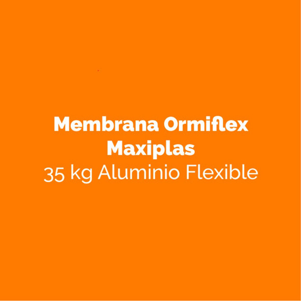 Membrana Asfáltica Ormiflex Maxiplas 35 Kg Aluminio Flexible 1