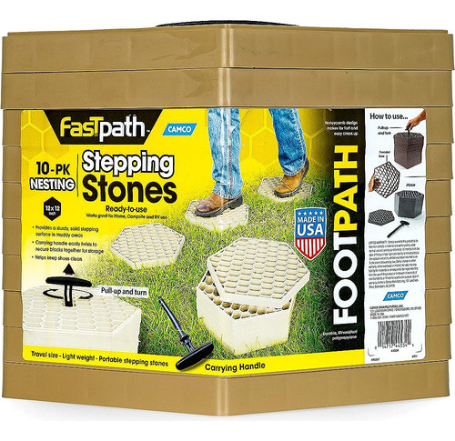 ~? Camco 44534 Tan Fastpath Piedras Portátiles (, Ideal Para 0