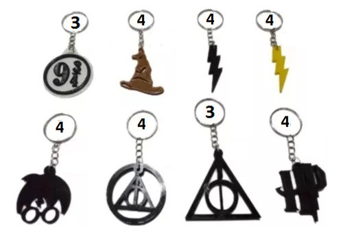 Mix Llavero Cumpleaños Harry Potter X30 Varios Modelos Envío 0