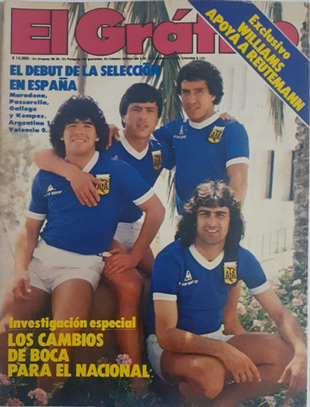 El Gráfico 3229 Lamina Boca Campeón Metro 1981, All Boys 0 El Gráfico 3229 Lamina Boca Campeón Metro 1981, All Boys 0
