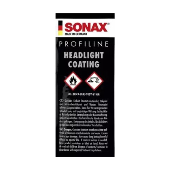 Sonax Sellador Opticas - Headlight Coating 1 Sachet 2 Faros 0