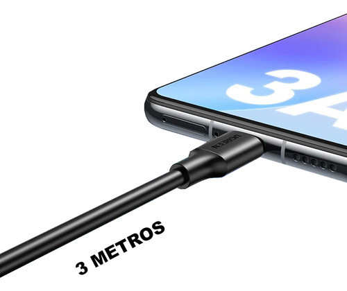 Cabo Usb-c 3 Metros Multi-uso - Dados & Carregamento 1