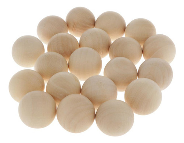 Contas Espaçadoras De Madeira Natural 25 Mm 1