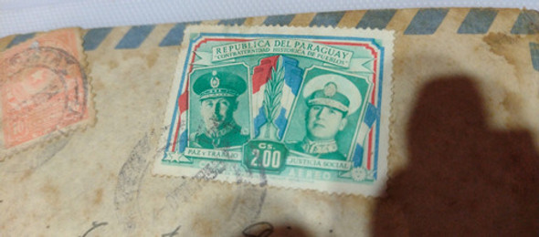 Sobre Postal Antiguo Peron Con Sello Postal 1