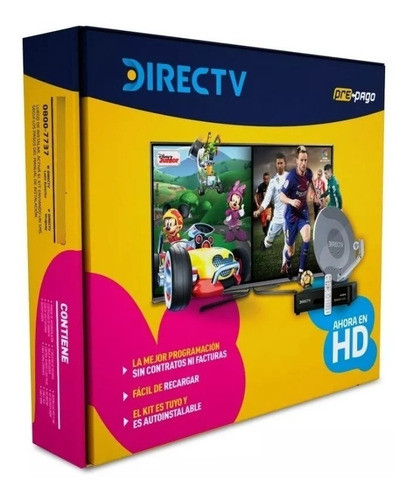 Kit Directv Prepago Hd Decodificador + Antena + Control 0