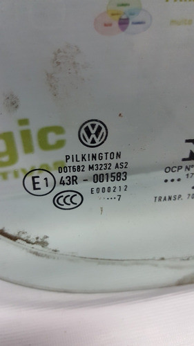 Vidro Fixo Traseiro  Esquerdo Vw Fox 2018 Original 1