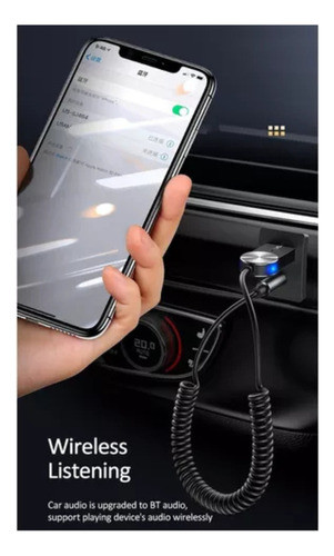 Adaptador Receptor Audio Usb Bluetooth Ideal Auto 3.5mm Gris 1