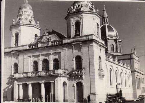 1953 Brasil Antigua Fotografia Catedral De Pelotas Iglesias 0