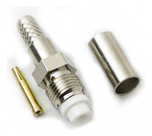 Conector Fme Hembra Crimp Pin Dorado Para Rg-58 X5 Unidades 0