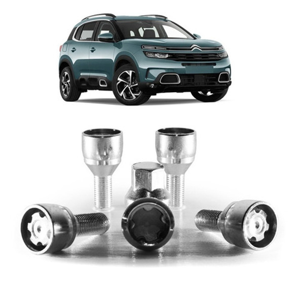 Tuercas Bulones De Seguridad Antirrobo P/ Citroen Cactus 0