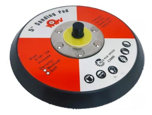 Qb Backing Plate 5 Rosca 5/16 Con Velcro Rmr Car 0