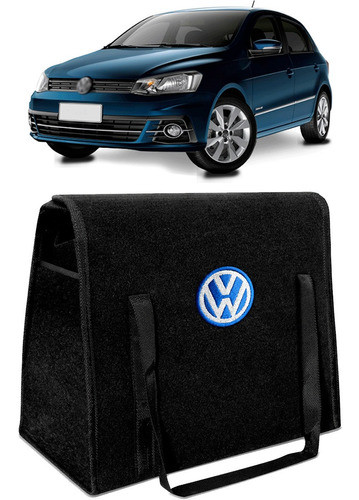 Bolsa Organizadora Automotiva Vw Gol G5 G6 Carpete Com Logo 0