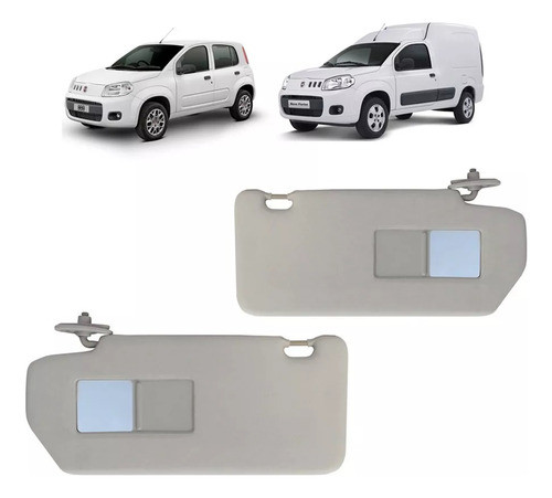 Par Parasoles Fiat Uno 2004/13 Fiorino 04/13 0