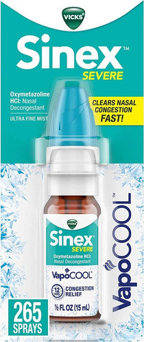 Vicks - Sinex Severe Vapocool - 1 Frasco De 15 Ml 0