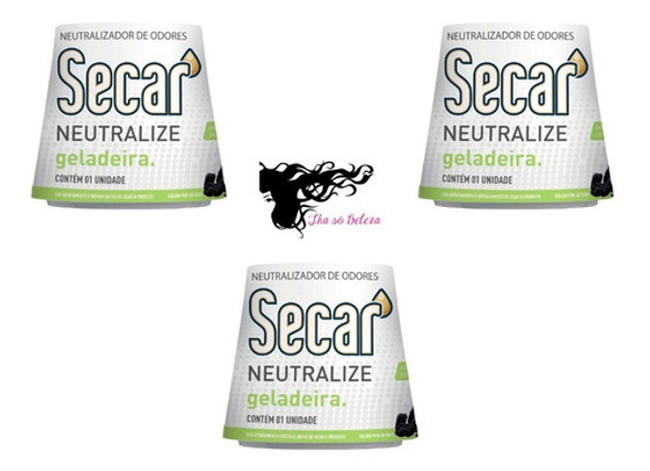 3 - Absorvedor De Odores Secar Geladeira 30g - Secar 0