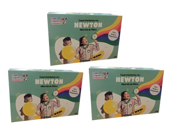 Pack Combo X3 Unidades Juegos Fisica Experimentando Newton 0