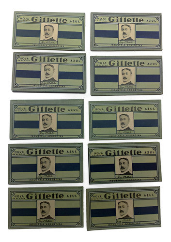 10 Antiguas Hojas De Afeitar Argentina Gillette No Envio 0