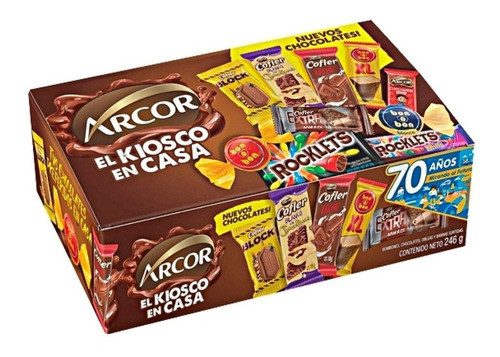 Bombones De Chocolate Kiosco En Casa  X 18 Unidades 0
