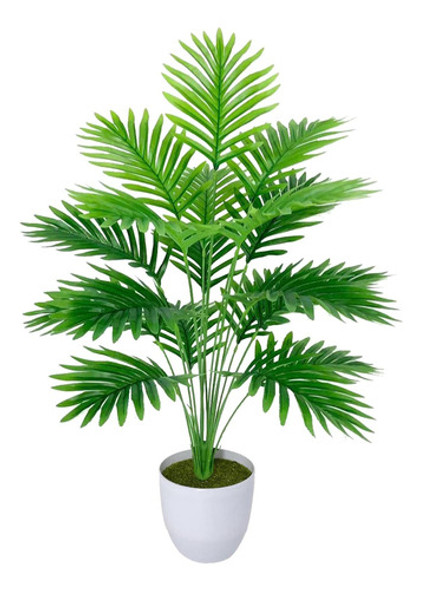 Rozwkeo Planta Artificial Palma Areca, Palmera Tropical Seda 0