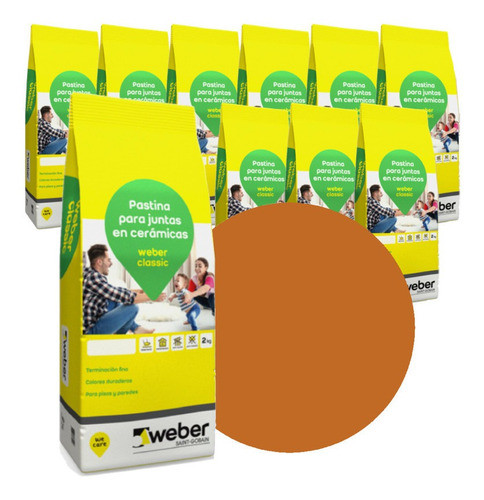 Pack De 10 Unidades Pastinas Classic Weber Color Terracota 0