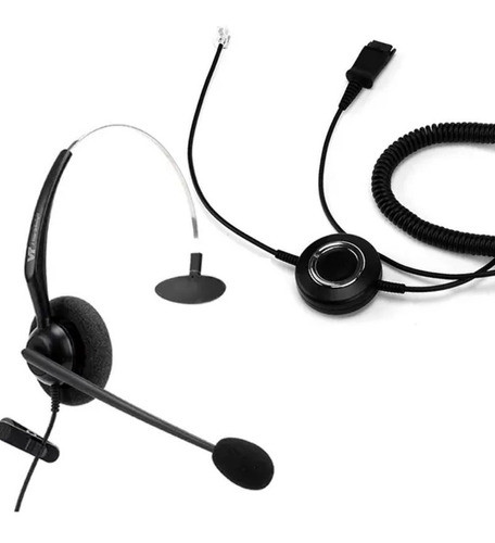 Vincha Cabezal Vt2000 + Qd Smart Cord Rj9 P/ Avaya 0