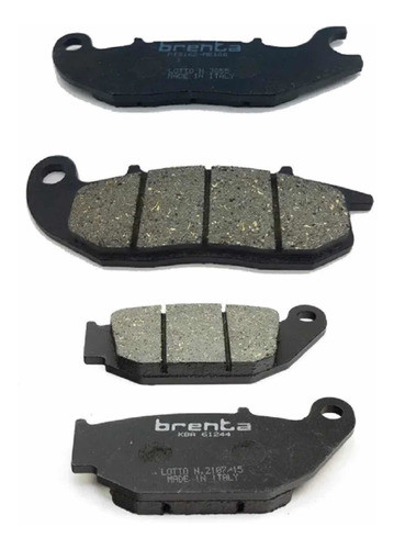 Kit Pastillas Freno Brenta Honda Crf 250 L 2013 2014 2015 0