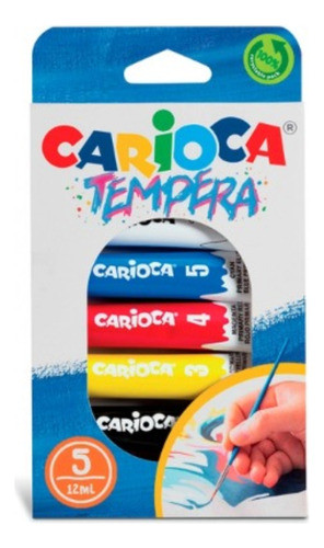 Temperas De Colores 5 Unidades Carioca 0