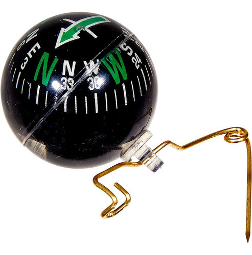 Allen Company Brújula De Bola Llena De Líquido Con Pasador, 0
