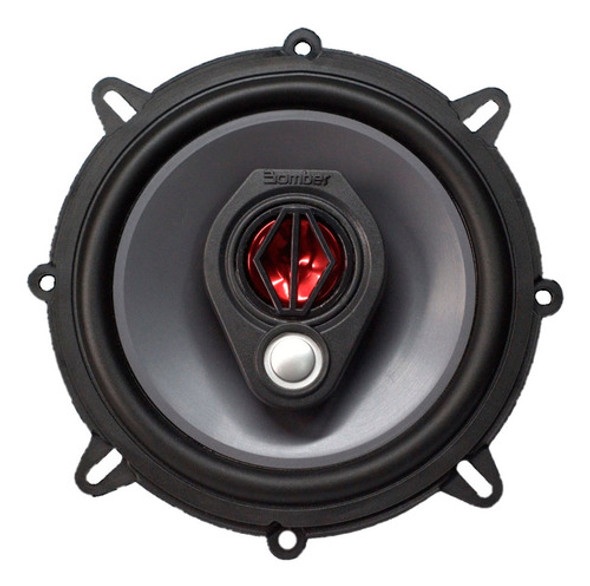 Kit 2 Pares Alto Falantes Bomber 5 Pol 100wrms Bbr5 Triaxial 1