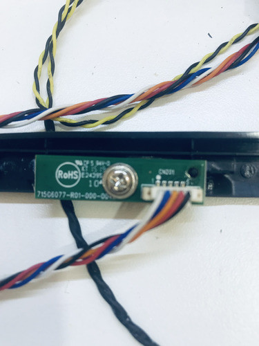 Botão Power E Sensor Controle Tv Aoc Le32d1352 0