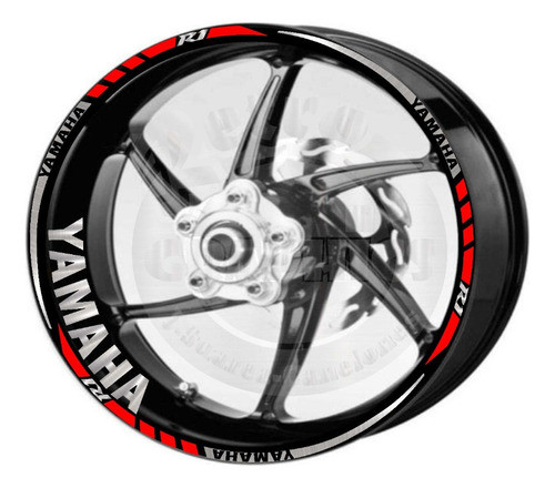 Calcomanias Adhesivo Llantas 17-18 Yamaha R1 0